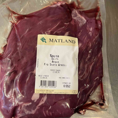 Ferskt ytra skirt af 100% Angus frá Stóra-Ármóti