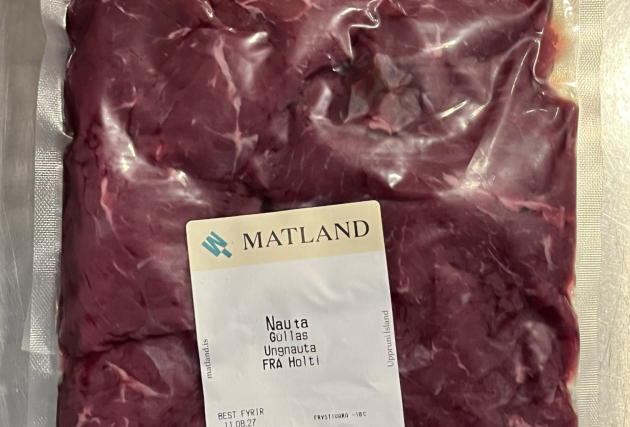 Ungnautagúllas frá Holti - grasfóðruð naut - 2 x 500 g