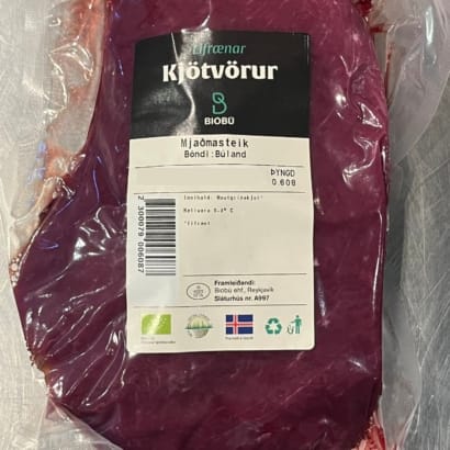 Lífræn mjaðmasteik frá Búlandi