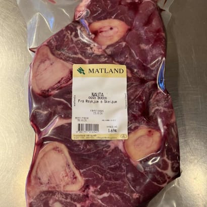 Osso bucco frá Reykjum