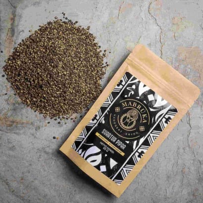 Svört piparkorn frá Mabrúka