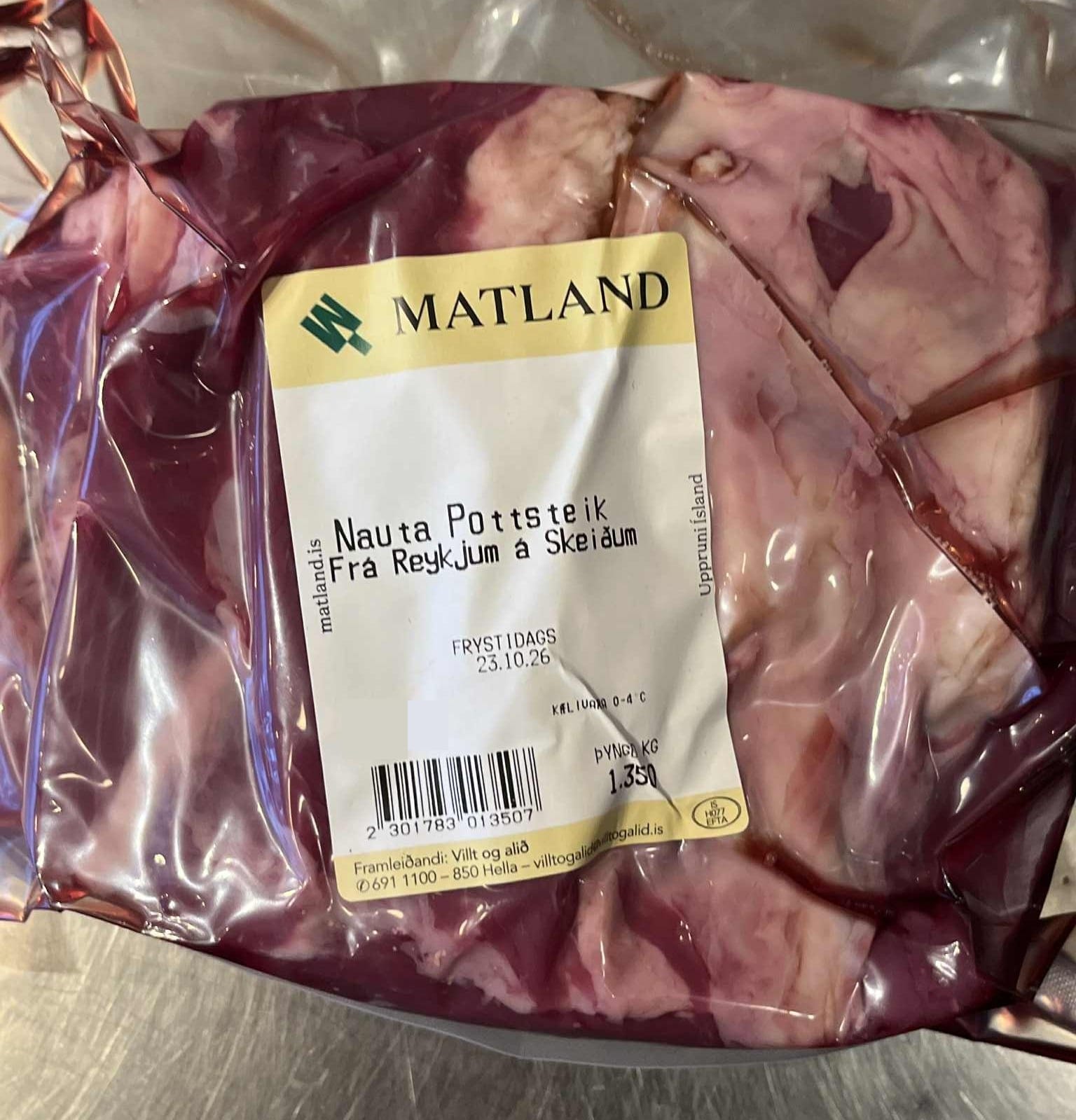 Pottsteik frá Reykjum