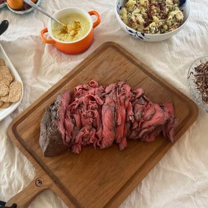 Ferskt innralæri - roastbeef - frá Reykjahlíð