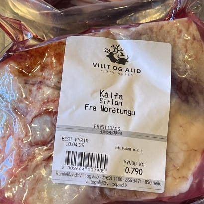 Kálfasirloin frá Norðtungu