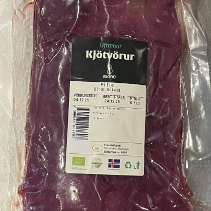 Lífrænt fille frá Búlandi