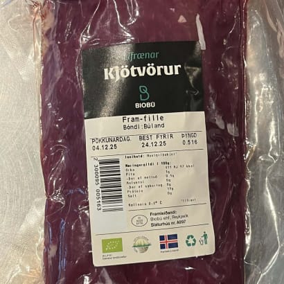 Lífrænt fram-fille frá Búlandi