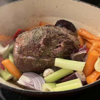 Pottsteik (e. pot roast) af Angus frá Gerðum