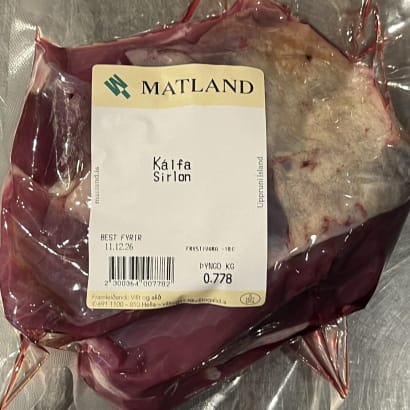 Kálfasirloin frá Norðtungu