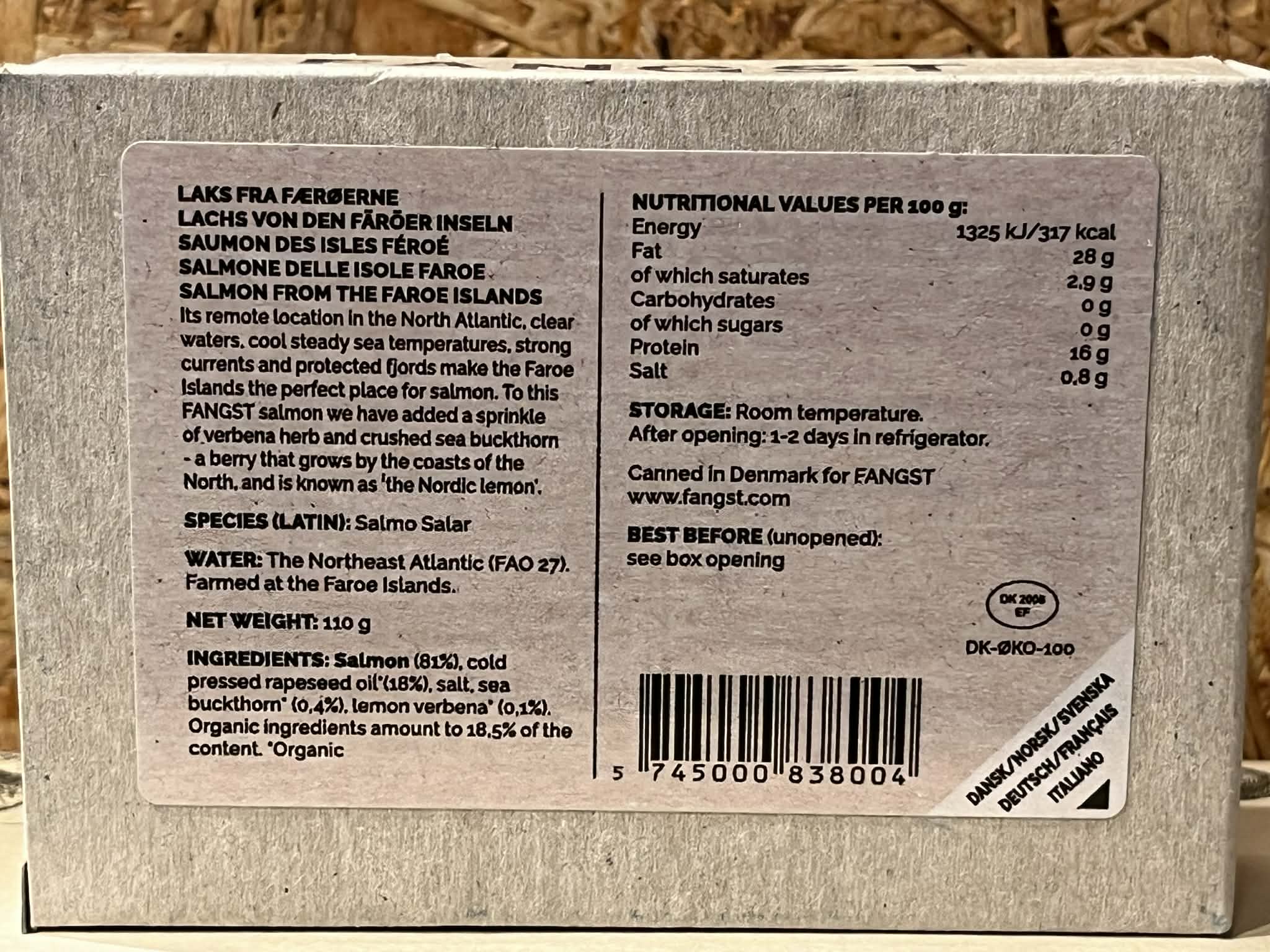 Færeyskur lax no. 2 - Í lífrænni olíu með hafþyrni og sítrónuverbena - Image 2