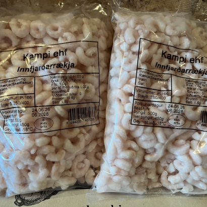 Innfjarðarrækja frá Vestfjörðum - 1 kg (2 x 500 g)