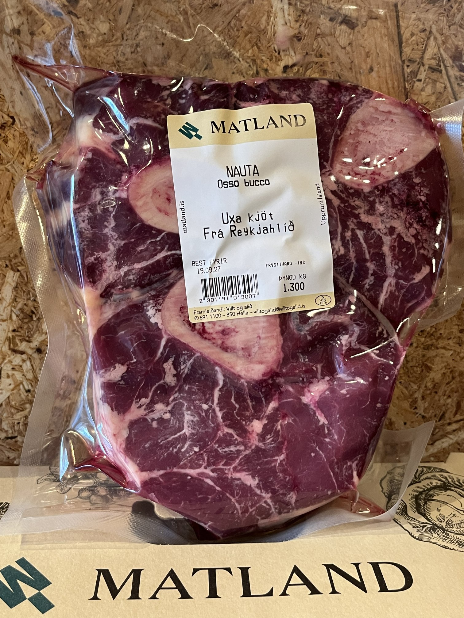 Osso bucco frá Reykjahlíð