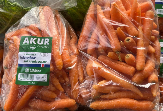 Lífrænar litlar gulrætur - 1.000 g