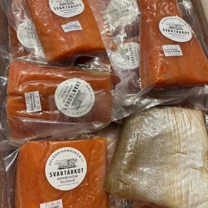 Kofareyktur silungur frá Svartárkoti í Bárðardal - 5 til 6 bitar í kassa