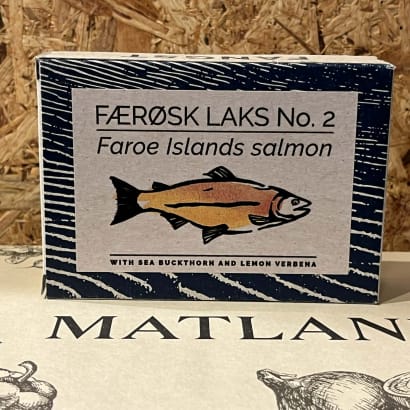 Færeyskur lax no. 2 - Í lífrænni olíu með hafþyrni og sítrónuverbena