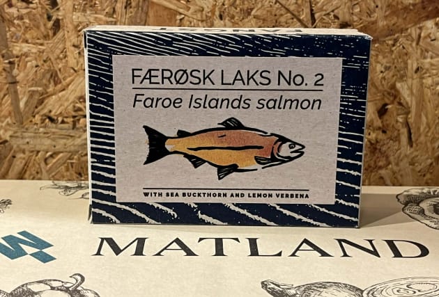 Færeyskur lax no. 2 - Í lífrænni olíu með hafþyrni og sítrónuverbena