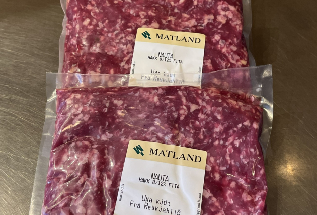 Ungnautahakk frá Reykjahlíð - 5 pakkar x 500 g - 2,5 kg