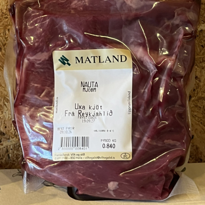 Fersk mjaðmasteik frá Reykjahlíð