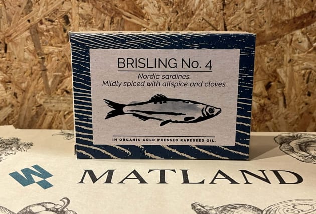 Brisling no. 4 - Norræn sardína - Léttkrydduð með negul og Allrahanda