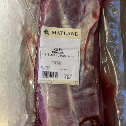 Ferskt kálfaentrecote frá Stóra-Fjarðarhorni
