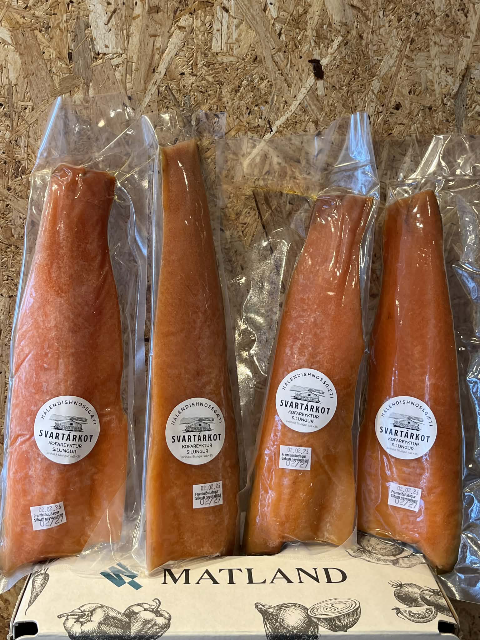 Kofareykt bleikja frá Svartárkoti - 4 flök - Image 3
