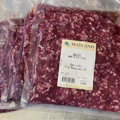 Litlir pakkar af ungnautahakki frá Reykjahlíð - 5 x 300 g