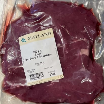 Kálfamjaðmasteik frá Stóra-Fjarðarhorni