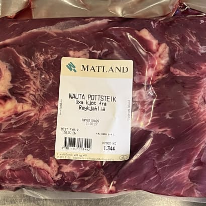 Fersk pottsteik frá Reykjahlíð