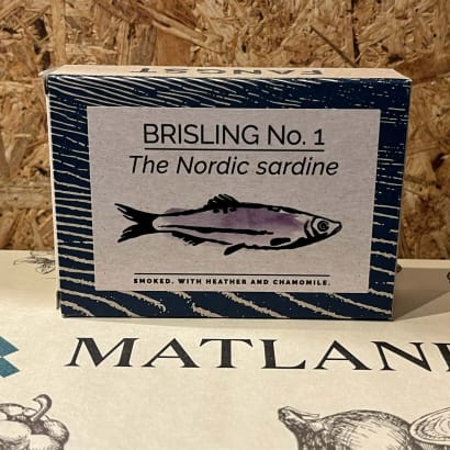 Brisling no. 1 - Norræn sardína - reykt með lyngi og kamillu