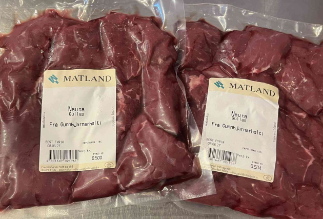 Nautagúllas frá Gunnbjarnarholti - 1 kg