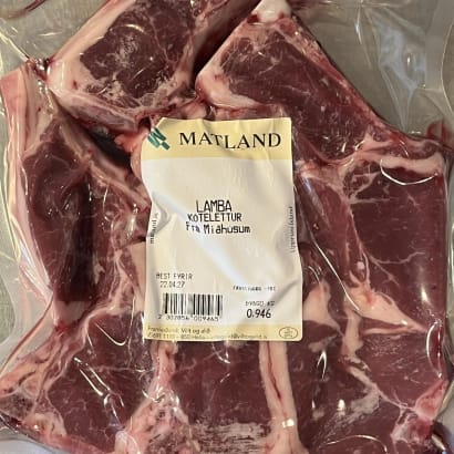 Ferskar kótelettur frá Miðhúsum á Ströndum