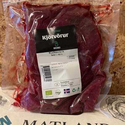 Lífræn mjaðmasteik frá Neðra-Hálsi