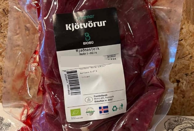 Lífræn mjaðmasteik frá Neðra-Hálsi