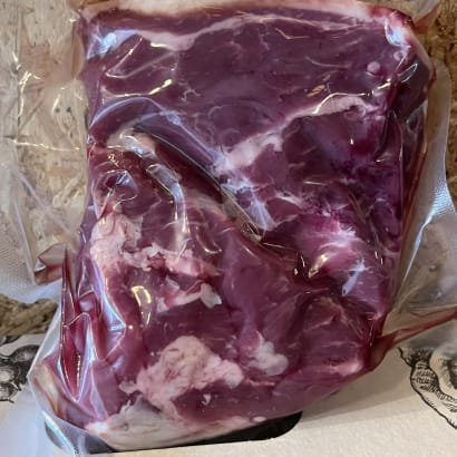 Úrbeinuð mjaðmasteik frá Miðhúsum á Ströndum