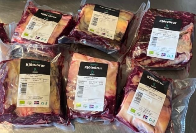 Lífrænt ferskt ribeye frá Búlandi