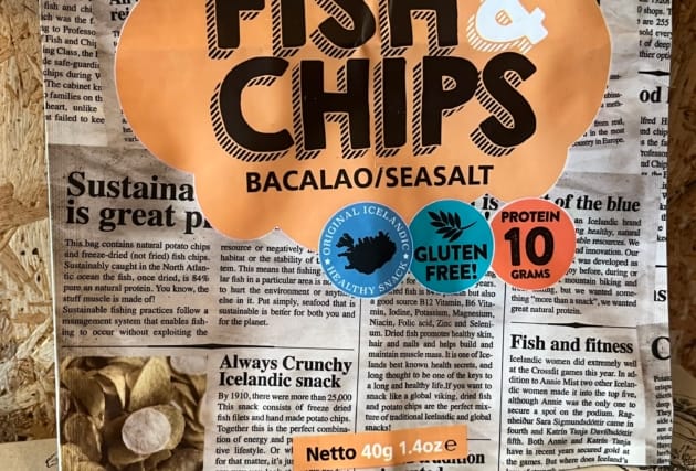 Fiskisnakk „Fish & chips“ - Sjávarsalt