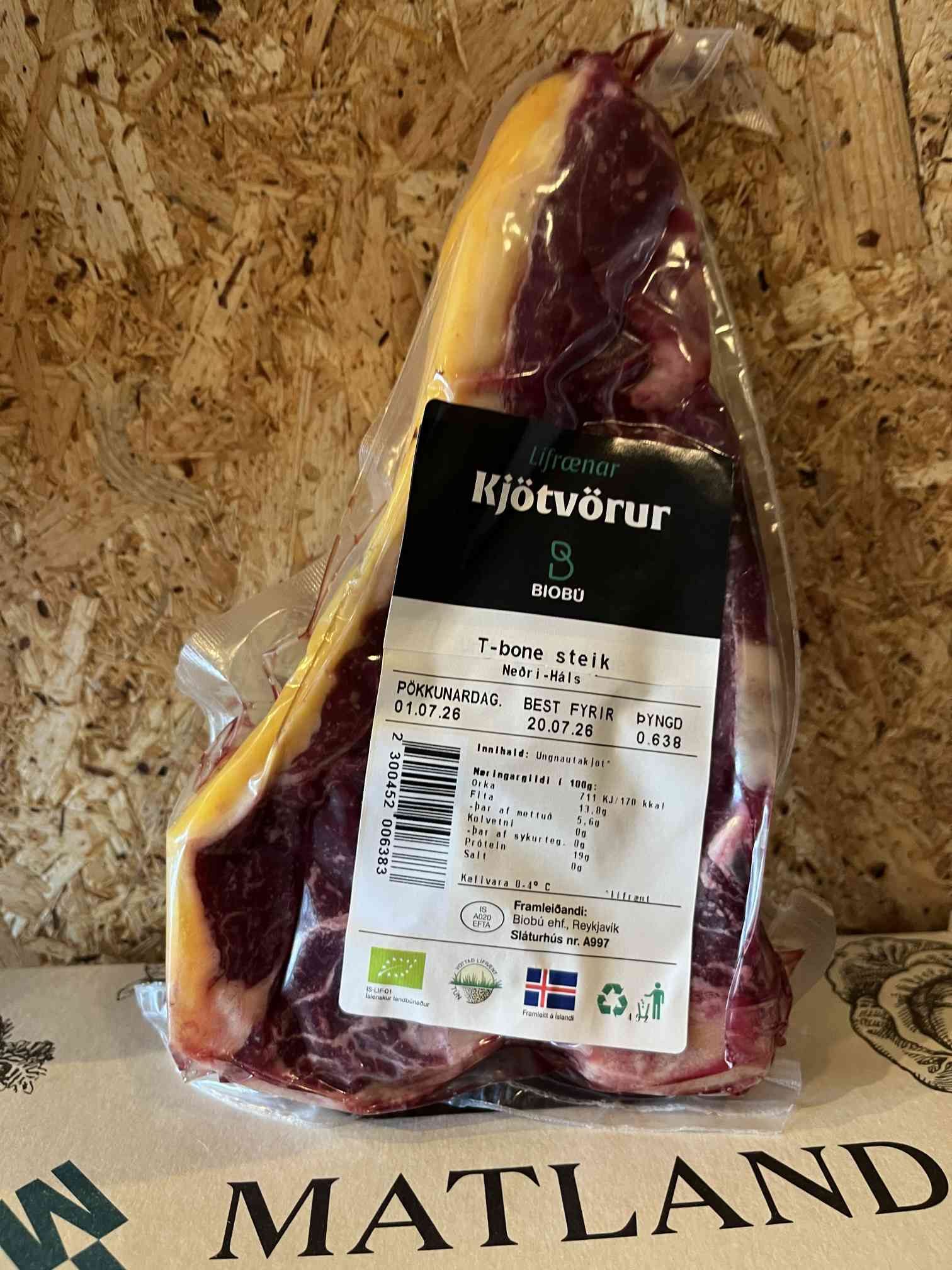 Fersk lífræn T-beinssteik frá Neðra-Hálsi - Image 2