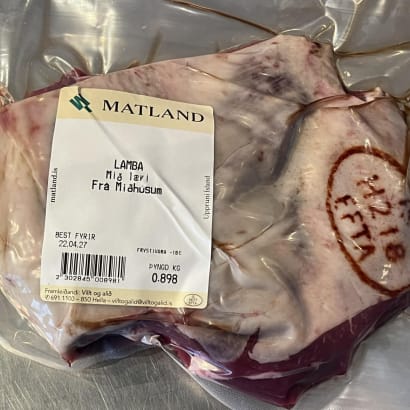Úrbeinað miðlæri frá Miðhúsum á Ströndum