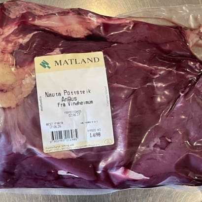 Fersk pottsteik af 100% Angusnauti frá Vindheimum