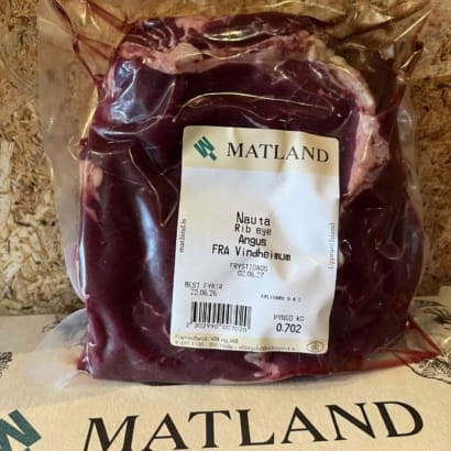 Ferskt ribeye af 100% Angusnauti frá Vindheimum