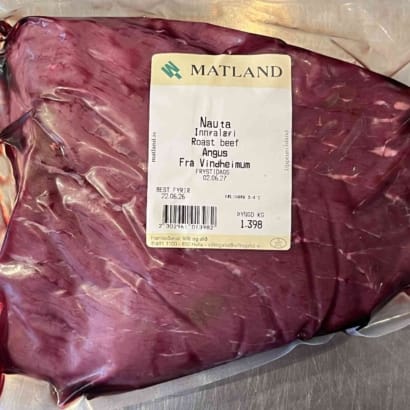 Ferskt roastbeef af 100% Angusnauti frá Vindheimum