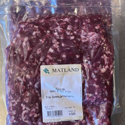 Nautahakk frá Gunnbjarnarholti - 5 x 500 g