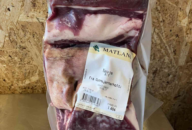 Rifjasteikur á beini frá Gunnbjarnarholti