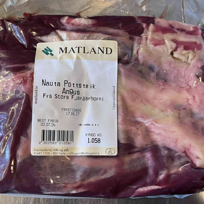Fersk pottsteik af Angus frá Stóra-Fjarðarhorni