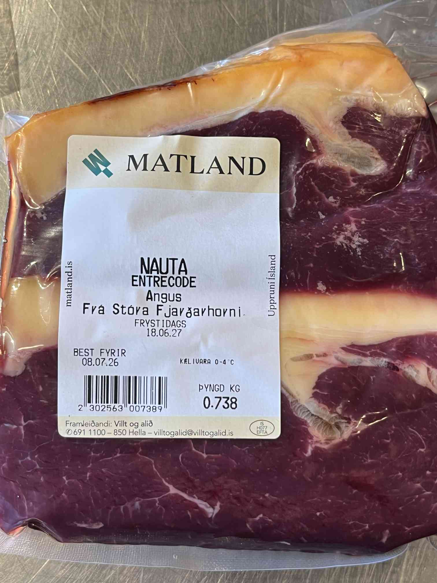 Ferskt entrecote af Angus frá Stóra-Fjarðarhorni - Image 5