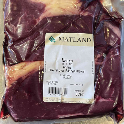 Ferskar sirloinsteikur af Angus frá Stóra-Fjarðarhorni