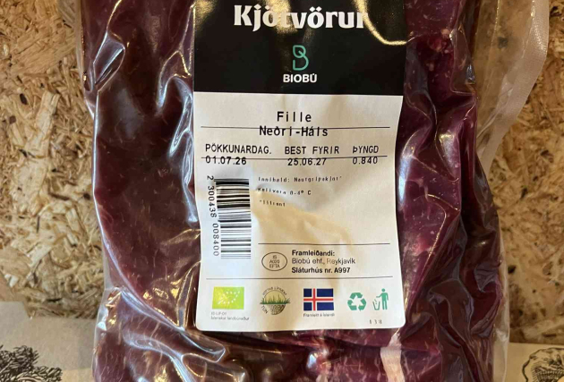 Ferskt lífrænt fille frá Neðra-Hálsi