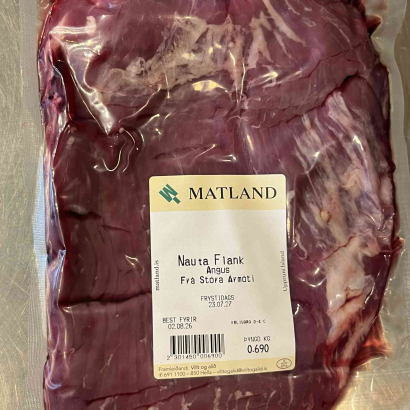 Ferskt Flank af 100% Angus frá Stóra-Ármóti