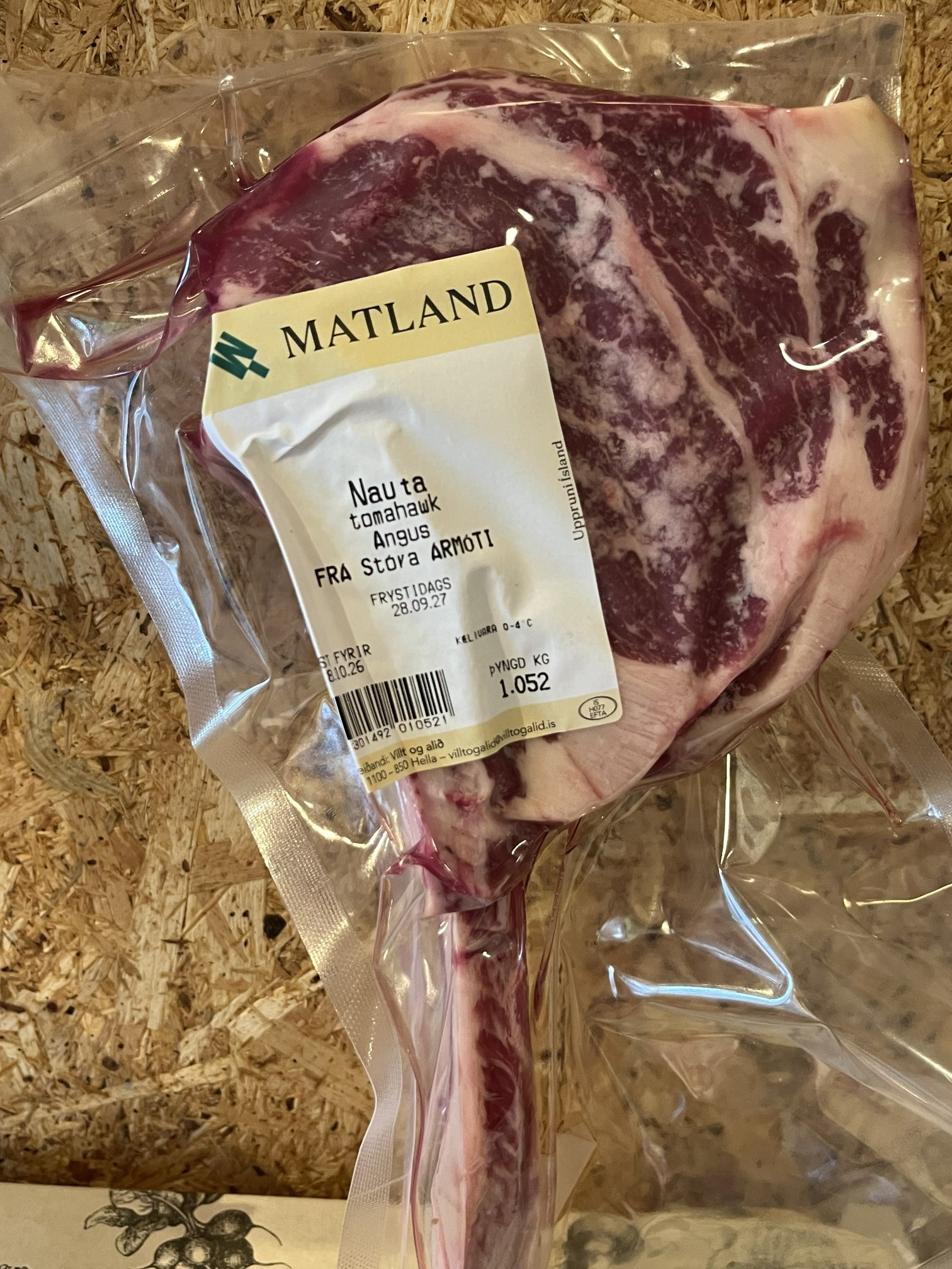 Fersk Tomahawksteik af 100% Angus frá Stóra-Ármóti - Image 2