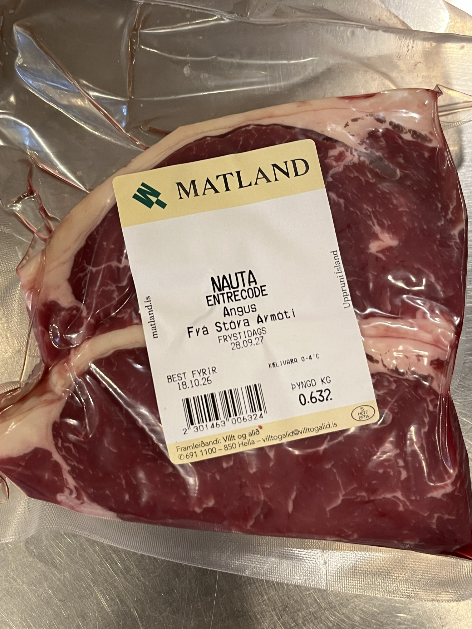 Ferskt Entrecote af 100% Angus frá Stóra-Ármóti - Image 3