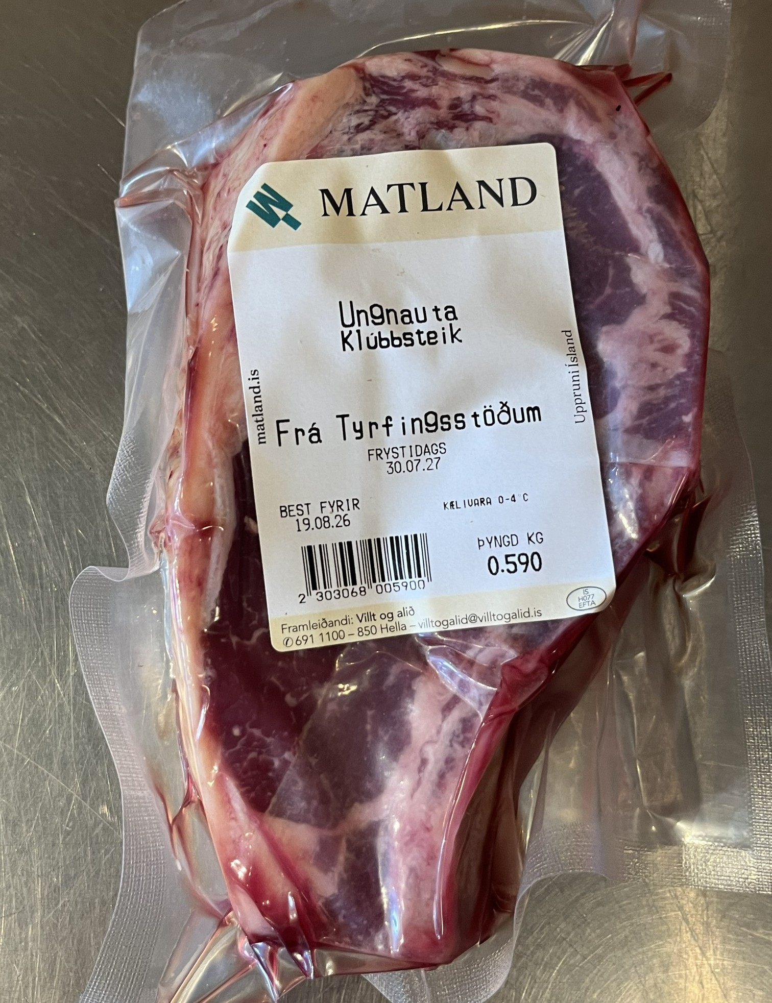 Fersk klúbbsteik frá Tyrfingsstöðum - Image 2
